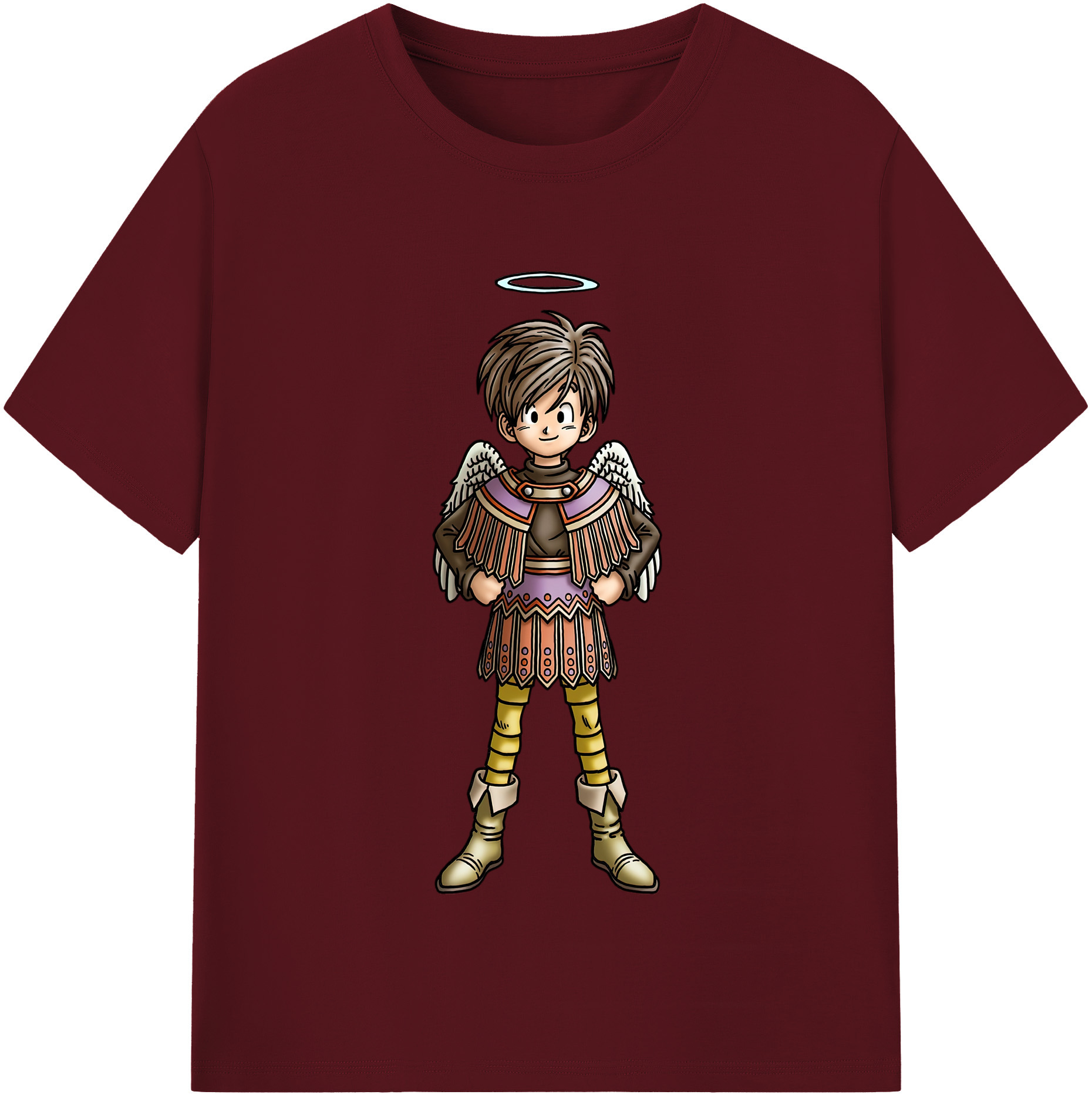 （画像用） ドラゴンクエスト Doragon Kuesuto Dragon Quest 綿100％半袖Tシャツ（フロントプリント）